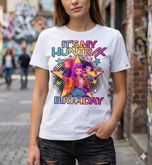 Huntrix Kids' Birthday Celebration T-Shirt