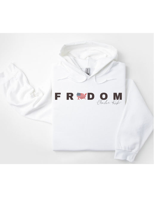 Freedom Embroidery Hoodie