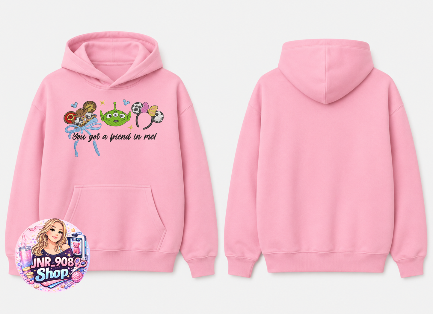 Toy Story Embroidery Sweater