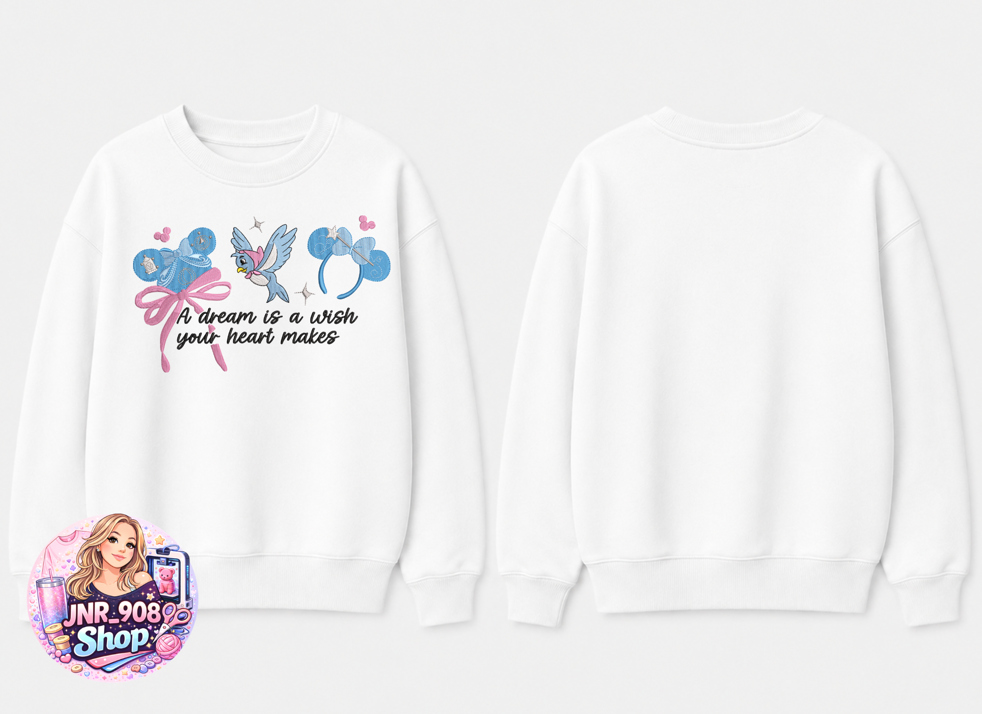 Cinderella Embriodery Sweater