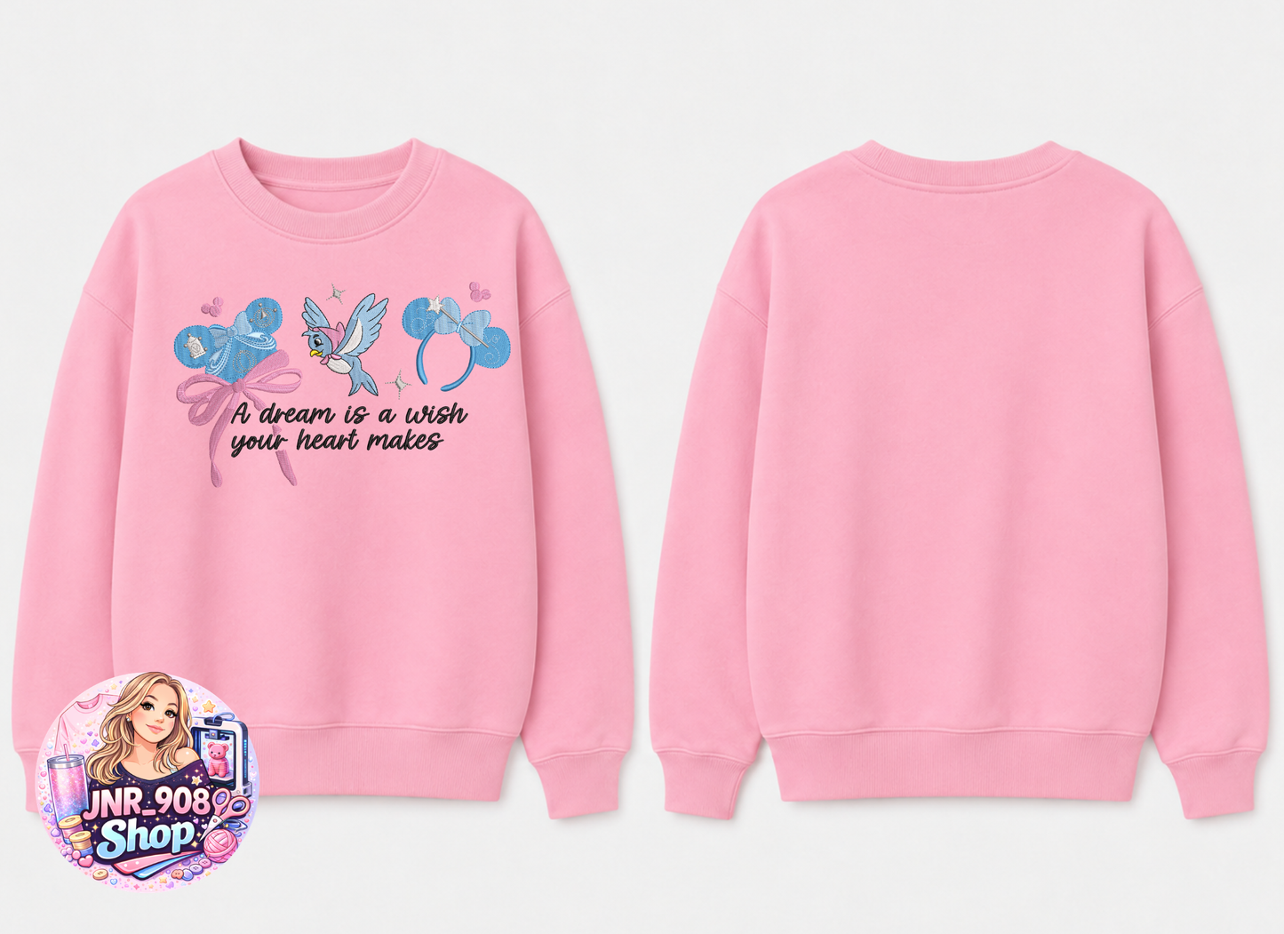 Cinderella Embriodery Sweater