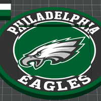 Eagles Sticky Note Pad Holder