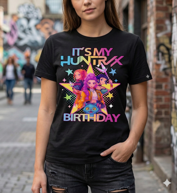 Huntrix Kids' Birthday Celebration T-Shirt