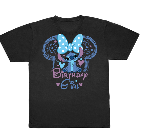 Blue Alien Personalized Birthday Shirt