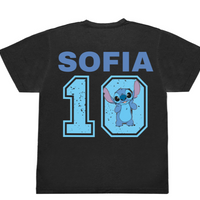 Blue Alien Personalized Birthday Shirt