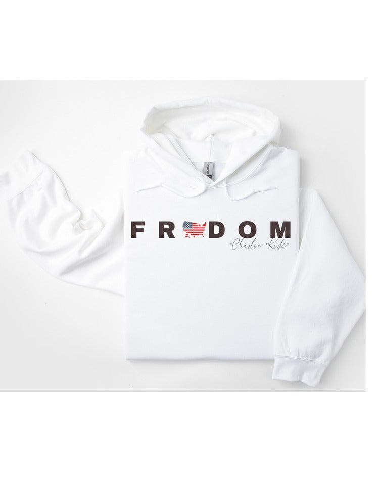 Freedom Embroidery Hoodie