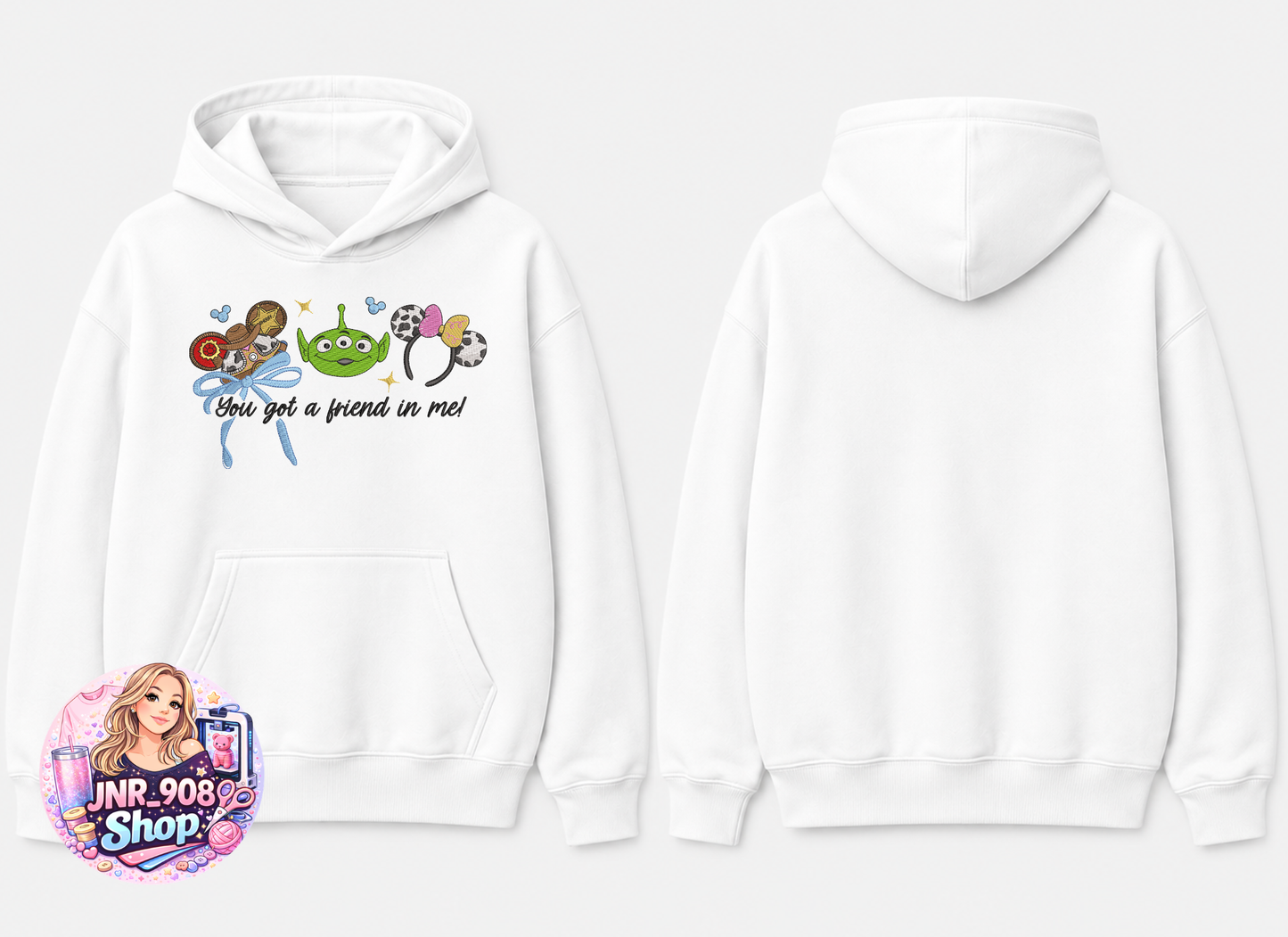 Toy Story Embroidery Sweater