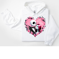 Valentine Jack & Sally Hoodies