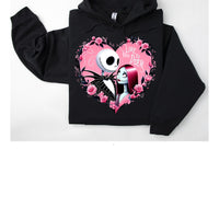 Valentine Jack & Sally Hoodies