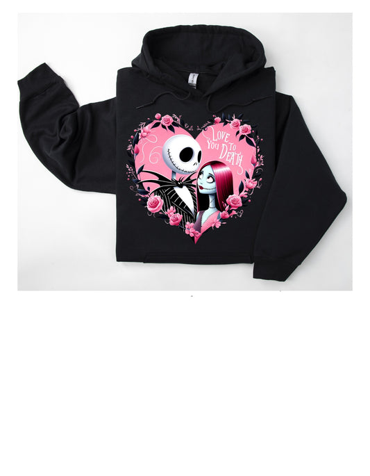 Valentine Jack & Sally Hoodies